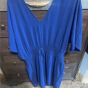 Elegant Blue Women's Top